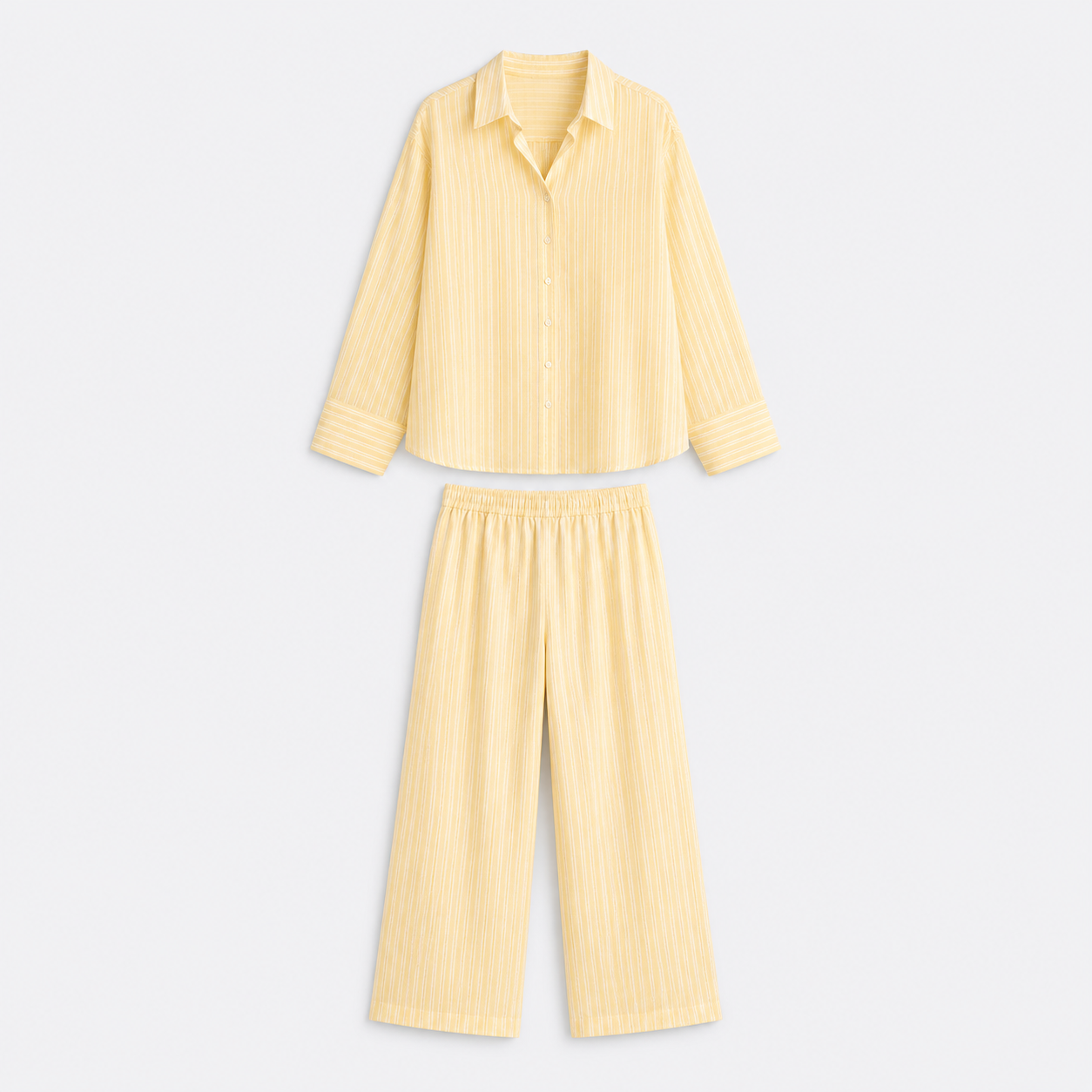Striped Linen Set