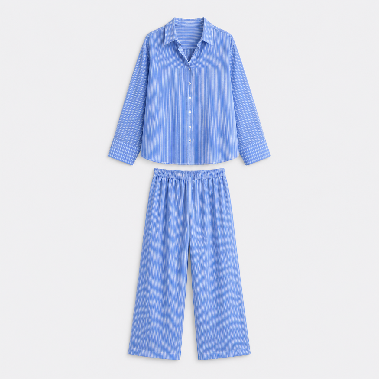 Striped Linen Set