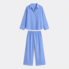 Striped Linen Set