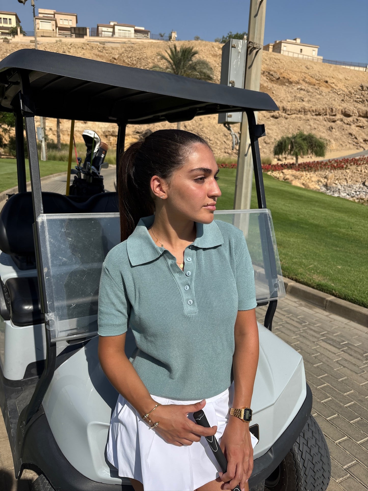 Essential Knit Polo - Women