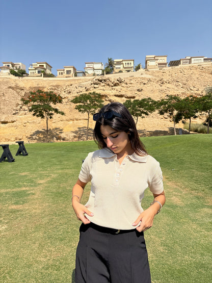 Essential Knit Polo - Women