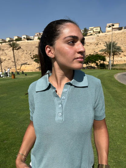 Essential Knit Polo - Women