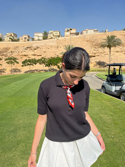 Essential Knit Polo - Women