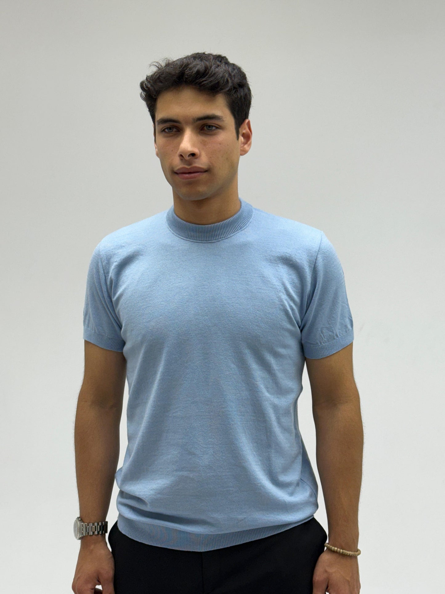 Men knit t-shirt